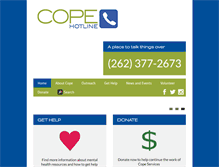 Tablet Screenshot of copeservices.org